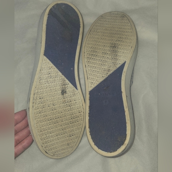 Rothy's Slip-On Shoes - Blue and White - Picture 6 of 7